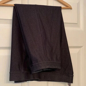 Dark Denim  Stretch Capris 1X